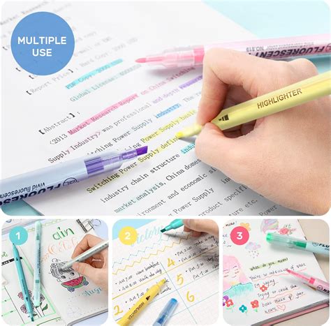 Buy EooUooIP Pastel Highlighters, 24Pack Highlighters Assorted Colors ...