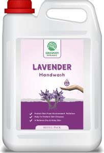 GROVANTI ORGANIC Liquid Handwash Refill - Lavender, Germ Protection ...