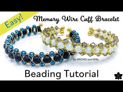 Memory Wire Beaded Cuff Bracelet Tutorial 的图像结果