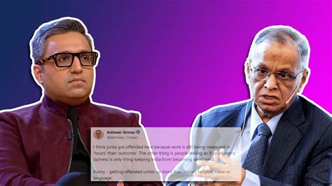 India Inc Is Divided Over Murthy’s 70 Hours Work Week Advice; Ashneer ...