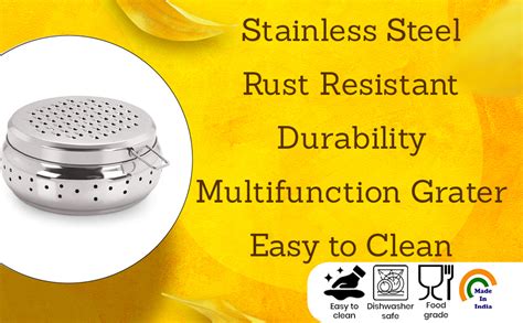 Buy Devera Stainless Steel Vegetable Grater with Storage Container ...