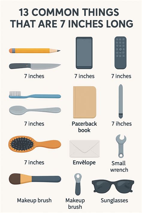 13 Common Things That are 7 Inches Long (+Pics) - TFOT