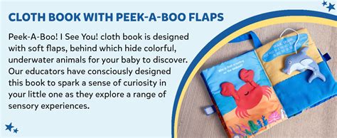 Buy Skillmatics Peek-A-Boo Underwater Animal Book - Soft Cloth Book for ...
