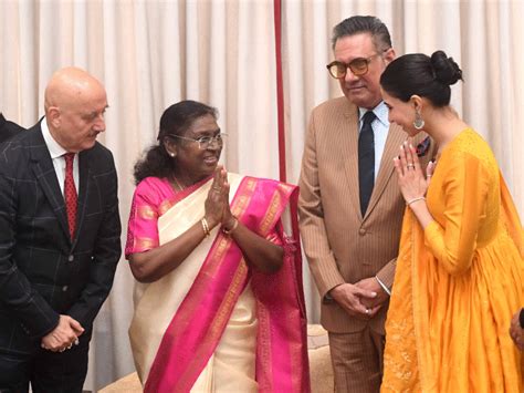 President Droupadi Murmu watches film 'Tanvi The Great' at Rashtrapati ...