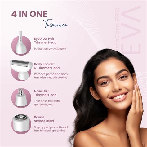 EVA Body Hair Trimmer for Women | Face Trimmer – UltraCare PRO