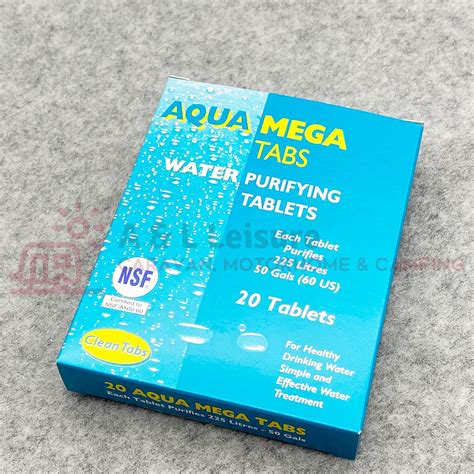 Clean Tabs MEGA Water Purification Tablets - Aqua Clean