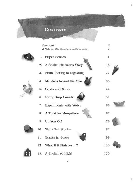 Image result for Class 5 Science All Chapter Name