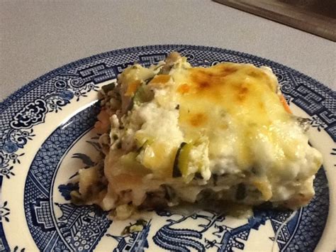 Vegetable Lasagna With White Sauce Recipe   Food.com