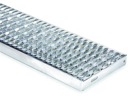 Steel, Anti-Slip Stair Tread - 1ZDY8|1ZDY8 - Grainger