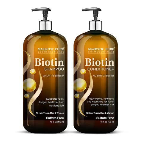 MajesticPure MAJESTIC PURE Biotin Shampoo and Conditioner Set India | Ubuy