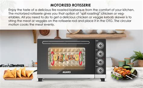 Buy AGARO ROYAL 60 Litres Oven Toaster Griller (OTG), Motorised ...