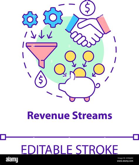 Revenue streams concept icon Stock Vector Image & Art - Alamy