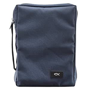 Fish Fabric Large Navy Bible Cover : Christian Art Gifts: Amazon.in ...