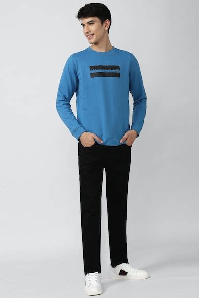 Buy Men Black Dark Wash Jeans Online - 755770 | Peter England