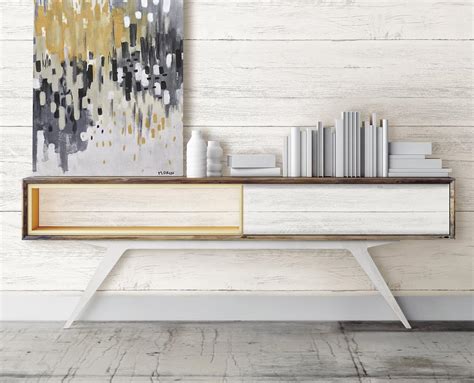 NuWallpaper Reusable Shiplap Peel and Stick Wallpaper in White & India ...