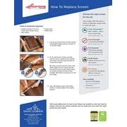 Buy Saint-Gobain ADFORS 36 in x 84 in Fiberglass Clear Advantage Screen ...