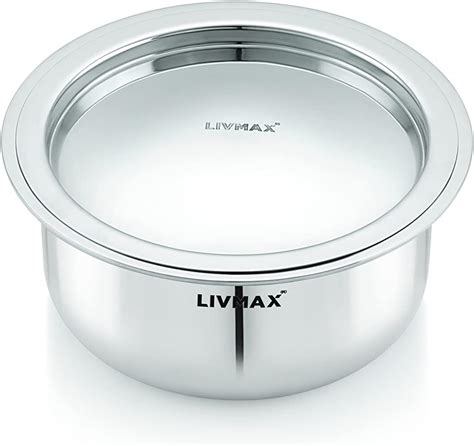 Buy Alda Tri Ply Stainless Steel Patila with Lid, 22cm, 1-Piece, Silver ...