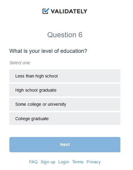 Image result for Validately Tester Sign Up
