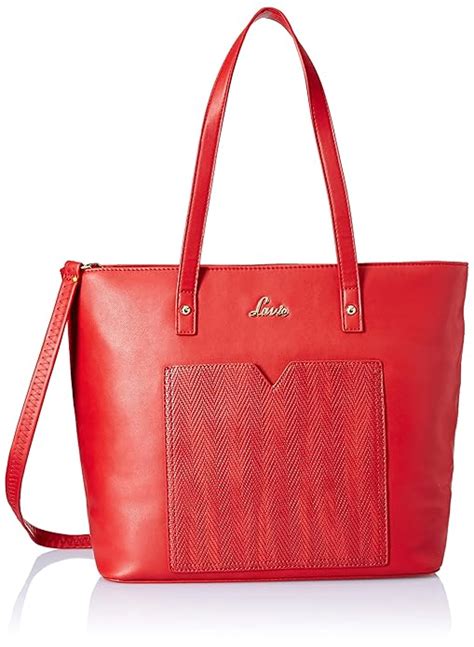 Buy Lavie Kabuki Women's Tote Bag (Red) at Amazon.in
