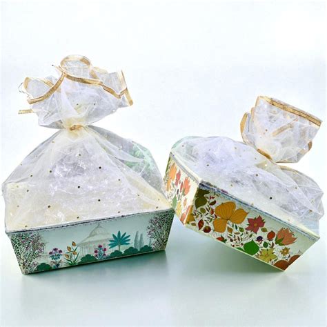 Printed Cardboard Gift Basket – Bulk Festive Hamper Base | Wrap Shap
