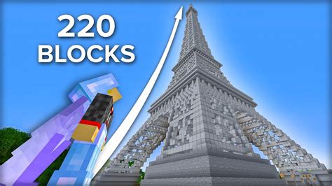 Eiffel Tower Minecraft Tutorial Commentary 的图像结果