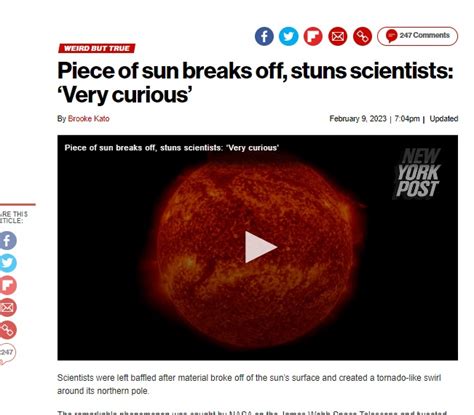 Did A Chunk Of The Sun Break Off? Here’s What Really Happened - Newschecker