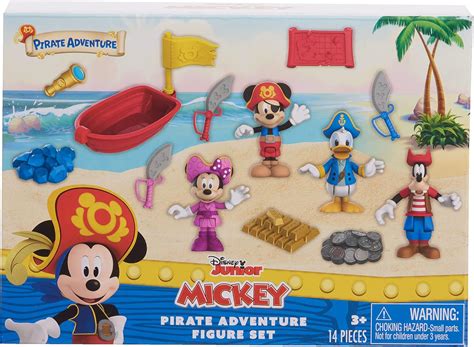 Mickey Mouse Pirate Adventure Figure Set for Kids India | Ubuy