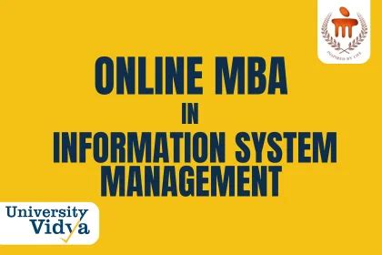 Manipal University Online MBA In Information System Management Ã¢â‚¬â€œ ...
