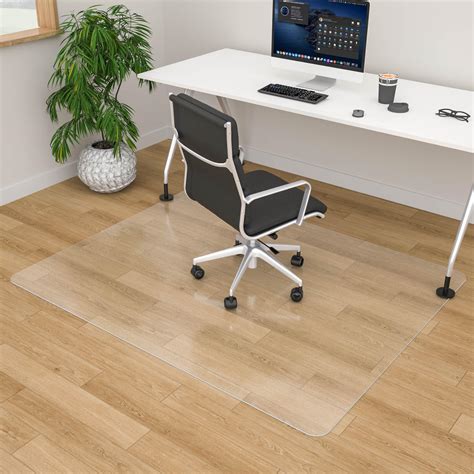 100pointONE Large Office Chair Mat for Hardwood Floor - 44" x 58" Clear ...