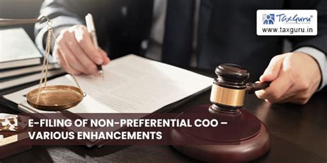 e-filing of Non-Preferential CoO – Various enhancements