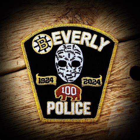 Bruins - Beverly, MA PD Bruins Patch – GHOST PATCH