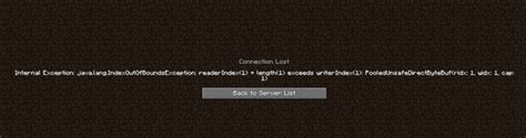 Image result for Minecraft Internal Exception Java.lang.stackoverflowerror