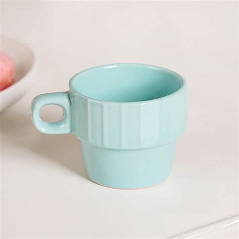 Stackable Mini Kaori Tea Cup Set Of 6 90ml Online - Premium Tea Cup ...