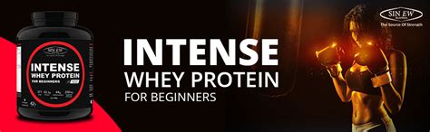Sinew Nutrition Intense Whey Protein for Beginner's with Digestive ...