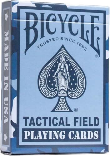 Bicycle Tactical Field Playing Cards, Navy Blue and Special Ops Black ...
