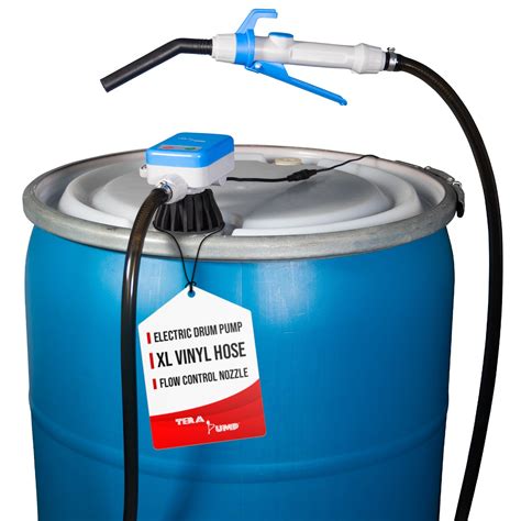 Tera Pumpelectric Powered 55 Gallon Drum Barrel Pump Quick Stop ...