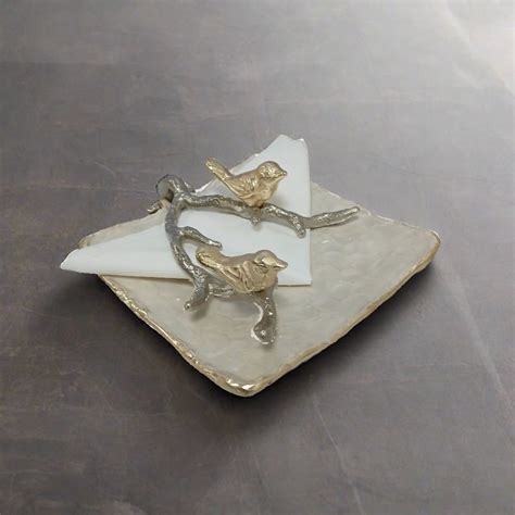 Bird Branch White Tissue Holder – Samaa India