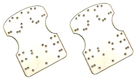 ERH India 2 Pcs Pvc Acrylic Transparent Robotic Chassis For Arduino Car ...