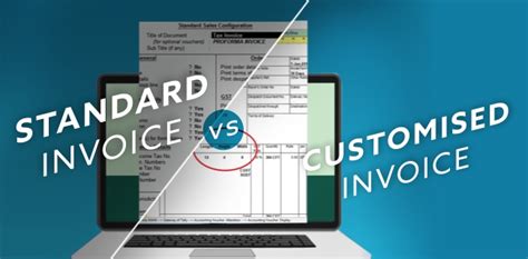 Standard Tally Invoice VS Personalised Tally or Customised Invoice