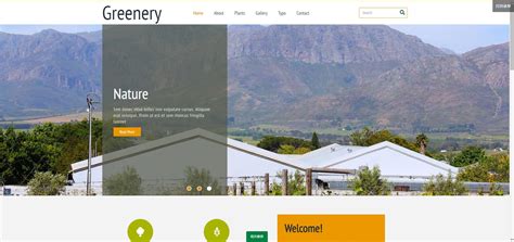 自然清新乡村农家乐企业网站模板-网站模板-量子软件