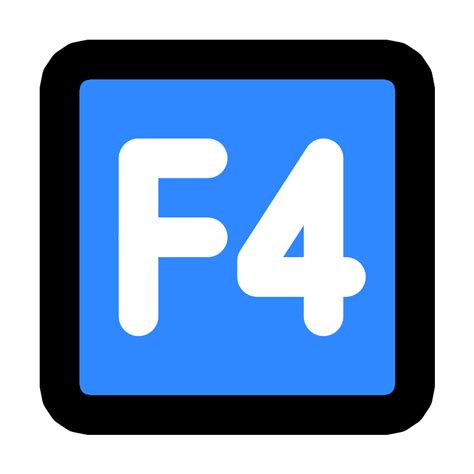 Image result for F4 Function Key Graphic