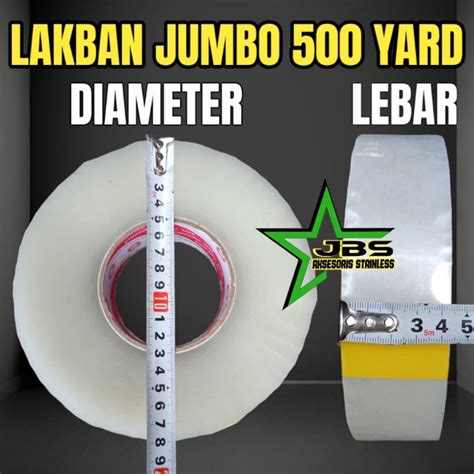 Jual LAKBAN 500 YARD FULL BENING/ LAKBAN JUMBO 2 INCH PUTIH - Kab ...