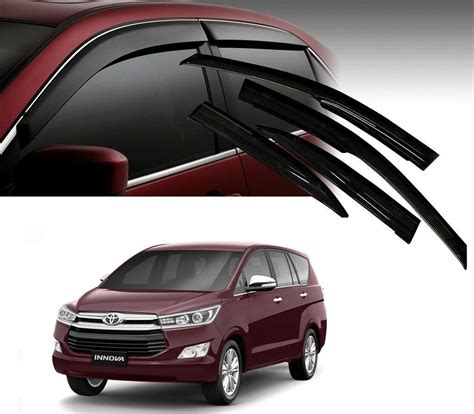 Carazy CaroManic Durable Innova Crysta 2019 Compatible Door Visor Cum ...