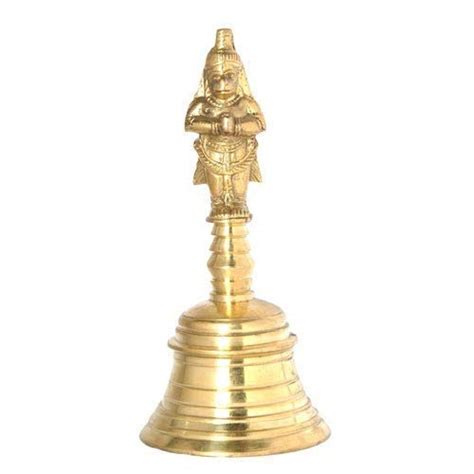 Buy DGC Brass Hanuman Ghanti Puja Bell - Gold (8cm) (Pack of 3) Online ...