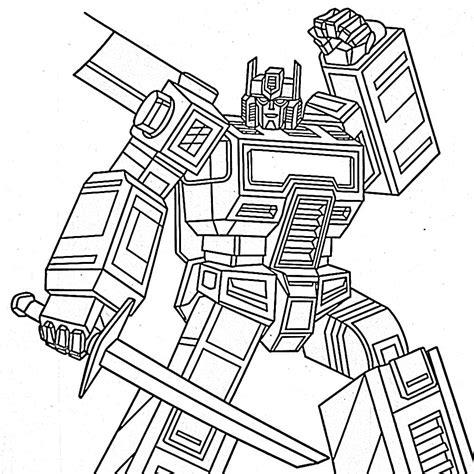 Image result for Robot Transformer Coloring Pages