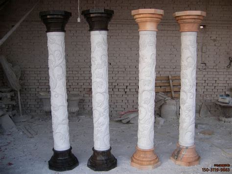 石塑罗马柱 ，圆形罗马柱 方形罗马柱 欧式造型罗马柱 定制柱子-阿里巴巴