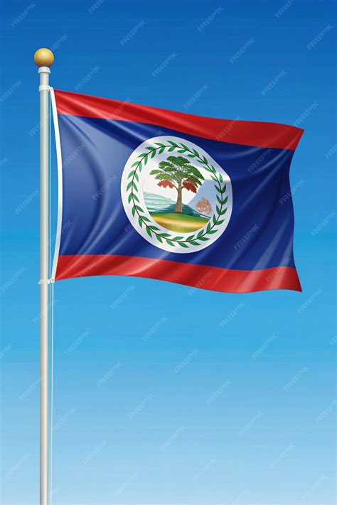 Editable Vector Illustration of Belize Country Flag | Premium AI ...