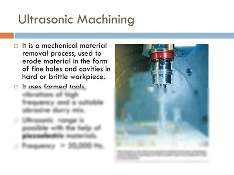 Image result for Ultrasonic Machining Examples