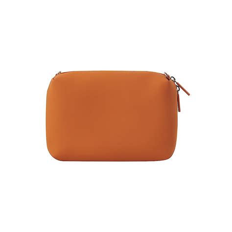 COMBINATIONS CASE GADGET POUCH L orange/big 25X18X7.8cm | MUJI