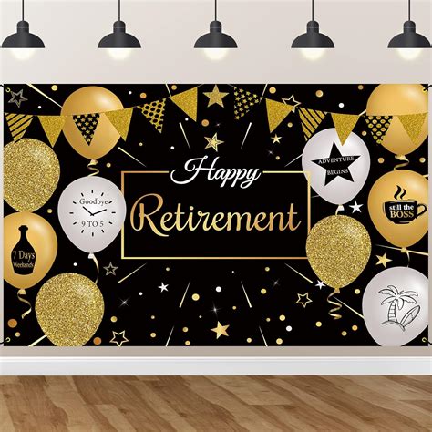 Retirement Decorations, Extra Large Happy Retirement India | Ubuy